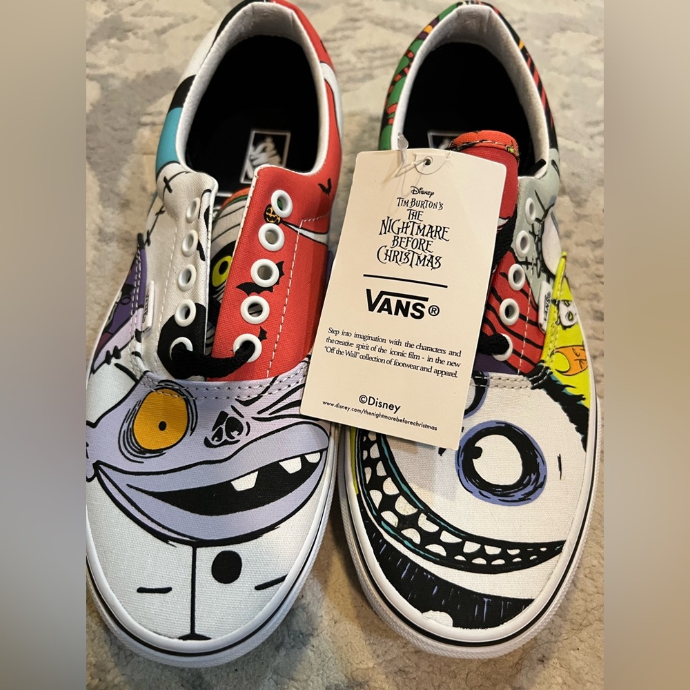 Nightmare before Christmas Vans slip on women’s size 10/ mens 8.5